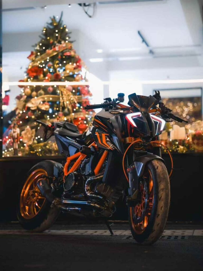 KTM 1290 Super Duke S10 — Anodized Orange Forged Wheels
