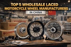 Export-ready laced motorcycle wheels from leading manufacturers in China and FLEXIMOTO