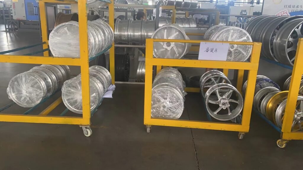 Forged motorcycle wheel manufacturing process from billet to finished wheel