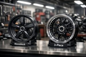 เปรียบเทียบล้อ Monoblock กับล้อ 3 ชิ้นในเวิร์กช็อประดับพรีเมียม