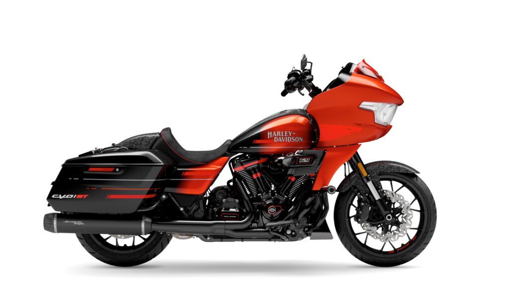 Harley Road Glide with seven-spoke performance wheel style