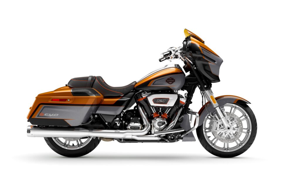 Harley Road Glide touring build with split nine-spoke premium wheel style