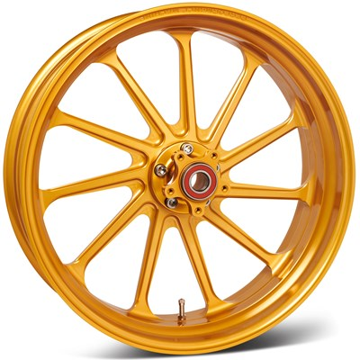 Race-inspired forged 11-spoke wheel for Harley Street Glide performance bagger