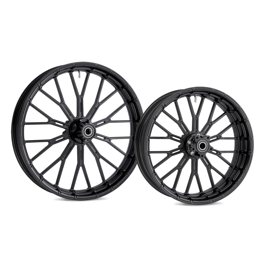 Y-spoke performance wheel style for Harley Road Glide custom builds