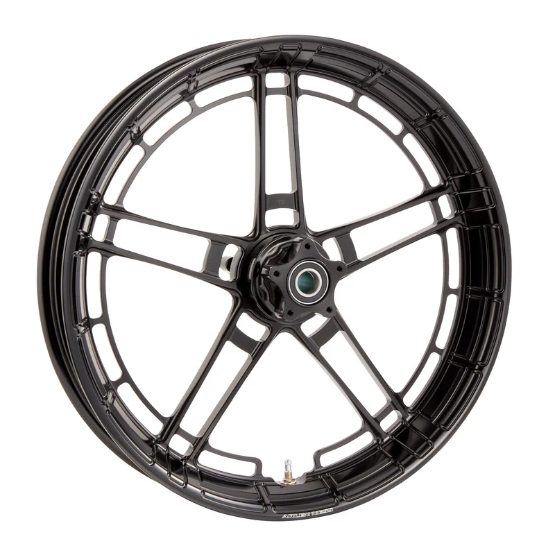 Split-spoke forged wheel design for custom Harley Street Glide builds