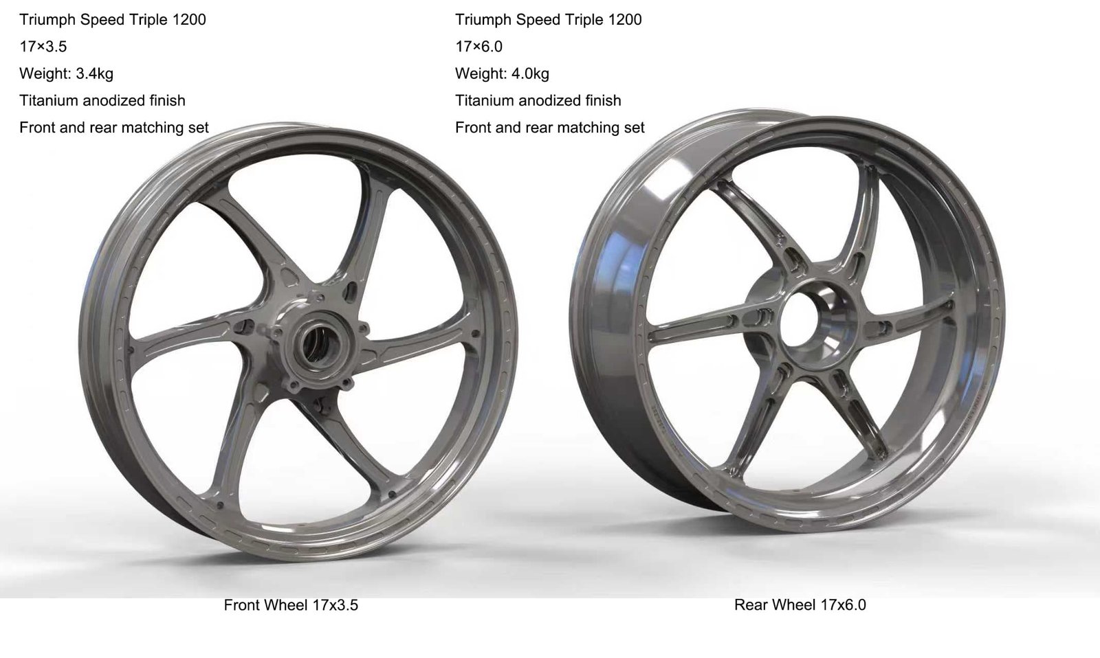 Private-label forged motorcycle wheel with custom center cap and logo engraving by FLEXIMOTO