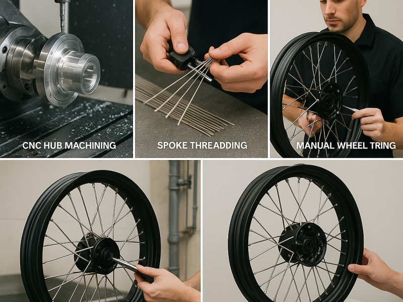 03-From Machining to Mastery – Full Process for Triumph Laced Wheels