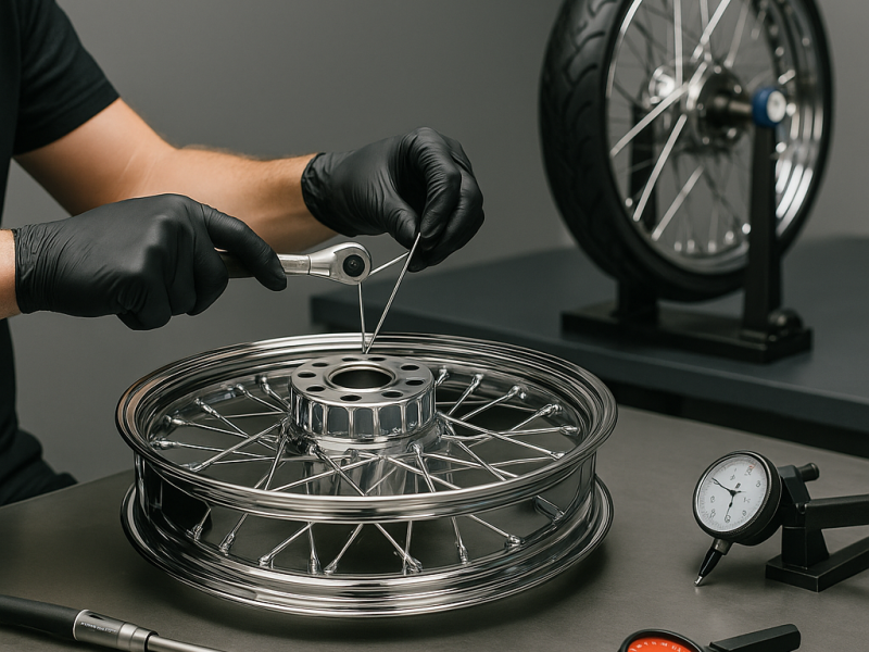 04-Expert Craftsmanship and Quality Assurance for Harley Laced Wheels – FLEXIMOTO