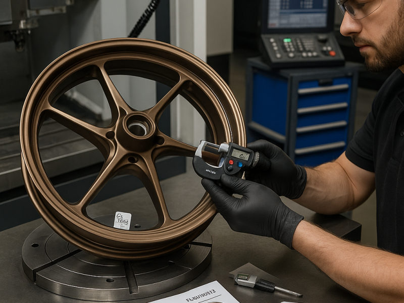 04-Triumph Forged Wheel Manufacturing – CNC Precision and Quality Inspection